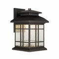 Designers Fountain Piedmont 13in Oil Rubbed Bronze Integrated LED Outdoor Line Voltage Wall Sconce LED33431-ORB